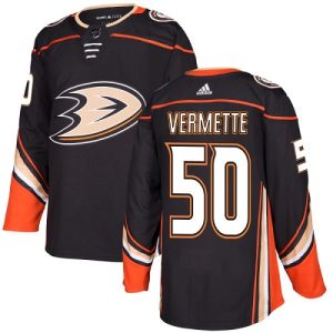 Herren Anaheim Ducks Eishockey Trikot Antoine Vermette #50 Schwarz Authentic Heim